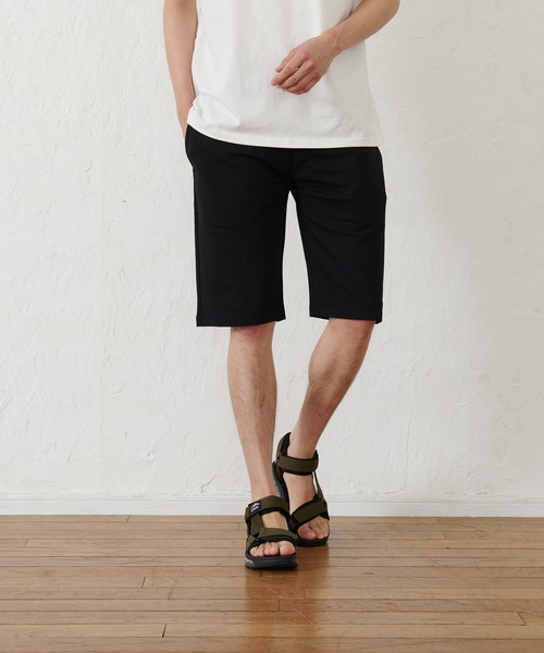 Blue Standard (ブルースタンダード)の「【BLUE STANDARD】裏毛無地ショートパンツ(その他パンツ・メンズ・ブラック/ベージュ/ネイビー/グレー/カーキ・MEDIUM/LARGE/X-LARGE/XX-LARGE)」の2枚目の写真