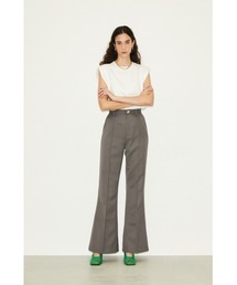 THROW by SLY | 【THROW】HW C/P BELLBOTTOM/ハイウエストエンタープレスベルボトム/フレア(スラックス)