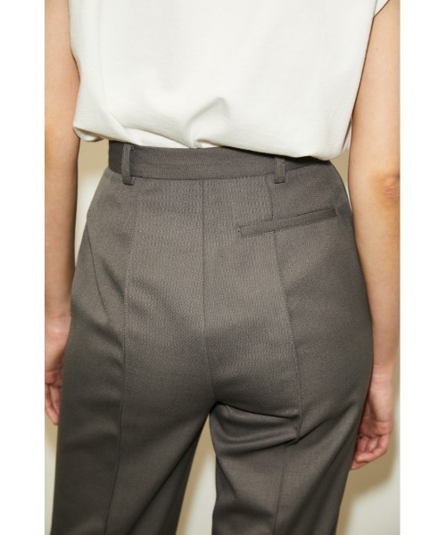 THROW by SLY（スローバイスライ）の「THROW HW C/P BELLBOTTOM ハイウエスト センタープレス　ベルボトム フレア（スラックス・レディース・ブラウン/ダークグレー・1/0）」の20枚目の写真