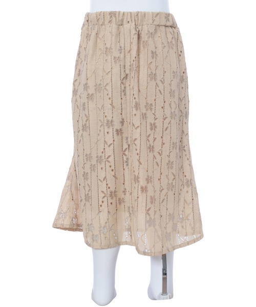 fifth(フィフス)の「【KIDS】カットレースマーメイドスカート(スカート・キッズ・ベージュ/グリーン系その他・110/120/130)」の9枚目の写真