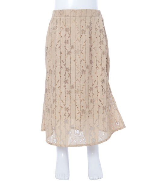 fifth(フィフス)の「【KIDS】カットレースマーメイドスカート(スカート・キッズ・ベージュ/グリーン系その他・110/120/130)」の4枚目の写真