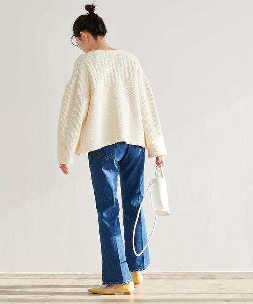 green label relaxing（グリーンレーベルリラクシング）の「レディ デニム  パンツ（デニムパンツ・レディース・ブラック/ナチュラル/コバルトブルー/ライトブルー・44/40/38/42/36/34）」の14枚目の写真