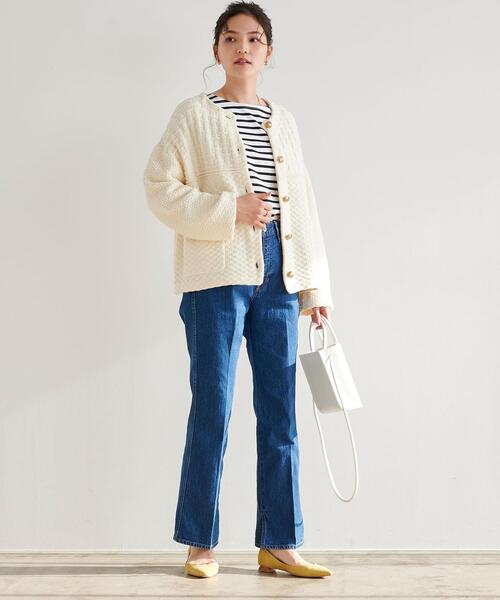 green label relaxing（グリーンレーベルリラクシング）の「レディ デニム  パンツ（デニムパンツ・レディース・ブラック/ナチュラル/コバルトブルー/ライトブルー・44/40/38/42/36/34）」の15枚目の写真