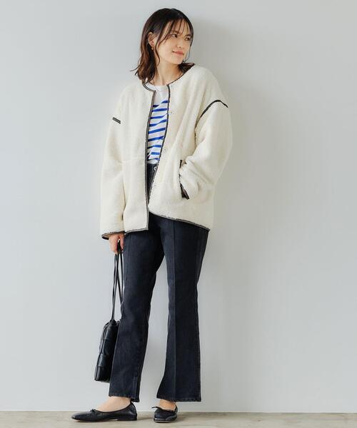 green label relaxing（グリーンレーベルリラクシング）の「レディ デニム  パンツ（デニムパンツ・レディース・ブラック/ナチュラル/コバルトブルー/ライトブルー・44/40/38/42/36/34）」の20枚目の写真