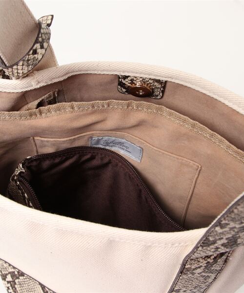 Cepica（セピカ）の「ワンハンドルパーテーショントート（トートバッグ・レディース・レオパード/カモフラージュ/パイソン・FREE）」の5枚目の写真