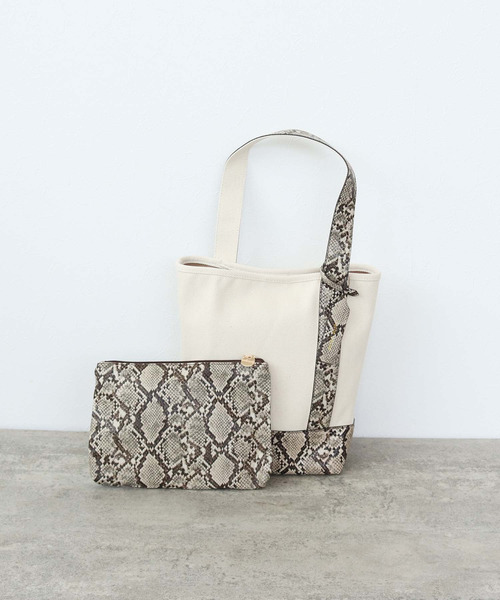Cepica（セピカ）の「ワンハンドルパーテーショントート（トートバッグ・レディース・レオパード/カモフラージュ/パイソン・FREE）」の3枚目の写真