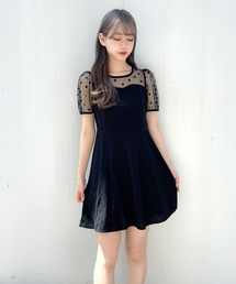 titty＆Co. PETIT | 【titty&Co.PETIT】シアードットワンピース(ワンピース)