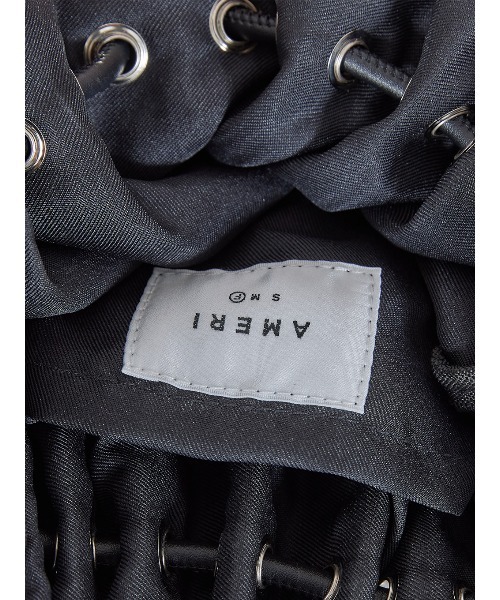 Ameri(アメリ)の「FAKE LEATHER PLEATS BAG(ハンドバッグ・レディース・ブラック/グレー/ブラウン・FREE)」の5枚目の写真
