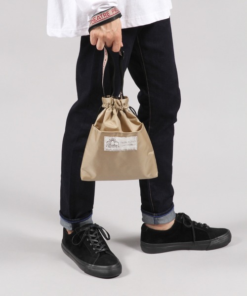 RAGEBLUE（レイジブルー）の「【THEATRE PRODUCTS/シアタープロダクツ】2WAYミニショルダー/巾着バッグ/215166（ショルダーバッグ・メンズ・オレンジ/ベージュ/ブラック/その他・FREE）」の12枚目の写真