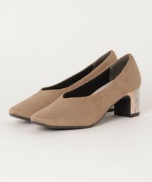NUOVO | NUOVO ヌオーヴォ V-CHUNKEY 5.5 ブイチャンキー 5.5 NE40133 S/BEIGE(パンプス)