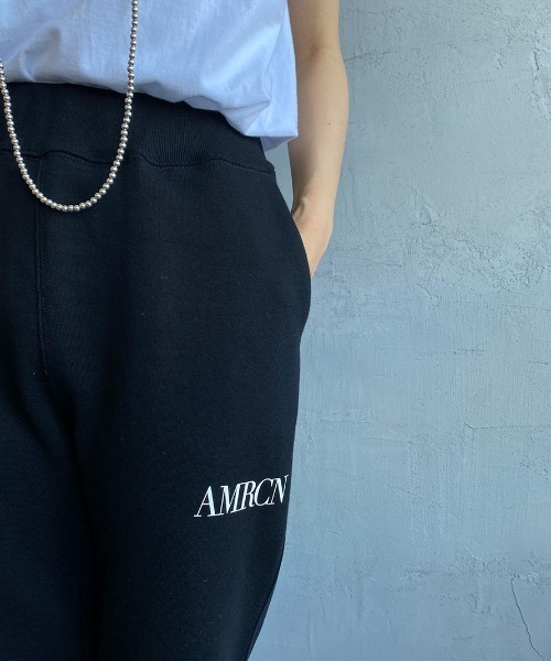 AMERICANA（アメリカーナ）の「【FUDGE 11月号掲載】[Americana×JEANS FACTORY/アメリカーナ×ジーンズファクトリー] 別注 AMRCN スウェットパンツ（スウェットパンツ・レディース・ブラック/グレー/ピンク・S/M）」の17枚目の写真