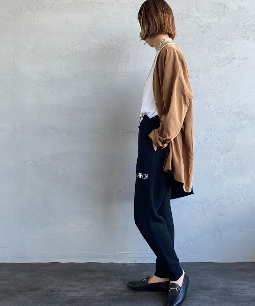 AMERICANA（アメリカーナ）の「【FUDGE 11月号掲載】[Americana×JEANS FACTORY/アメリカーナ×ジーンズファクトリー] 別注 AMRCN スウェットパンツ（スウェットパンツ・レディース・ブラック/グレー/ピンク・S/M）」の20枚目の写真