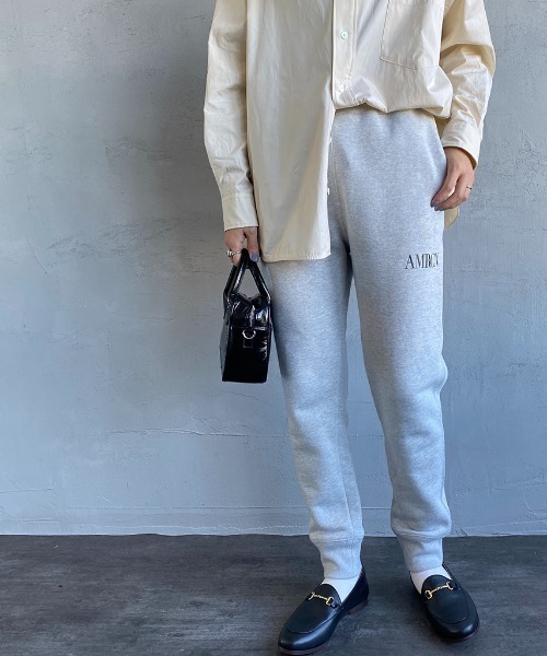 AMERICANA（アメリカーナ）の「【FUDGE 11月号掲載】[Americana×JEANS FACTORY/アメリカーナ×ジーンズファクトリー] 別注 AMRCN スウェットパンツ（スウェットパンツ・レディース・ブラック/グレー/ピンク・S/M）」の13枚目の写真