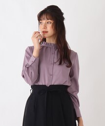 DRESKIP | 【藤本美貴さん着用商品】スタンドちびフリルブラウス(シャツ/ブラウス)
