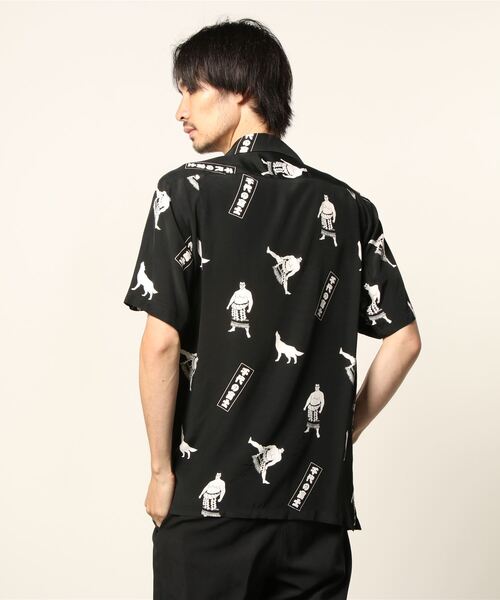 aloha blossom（アロハブロッサム）の「【Aloha Blossom】千代の富士 SHIRT（シャツ/ブラウス・メンズ・ブラック/ネイビー・42/40）」の14枚目の写真