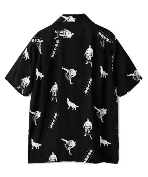 aloha blossom（アロハブロッサム）の「【Aloha Blossom】千代の富士 SHIRT（シャツ/ブラウス・メンズ・ブラック/ネイビー・42/40）」の5枚目の写真