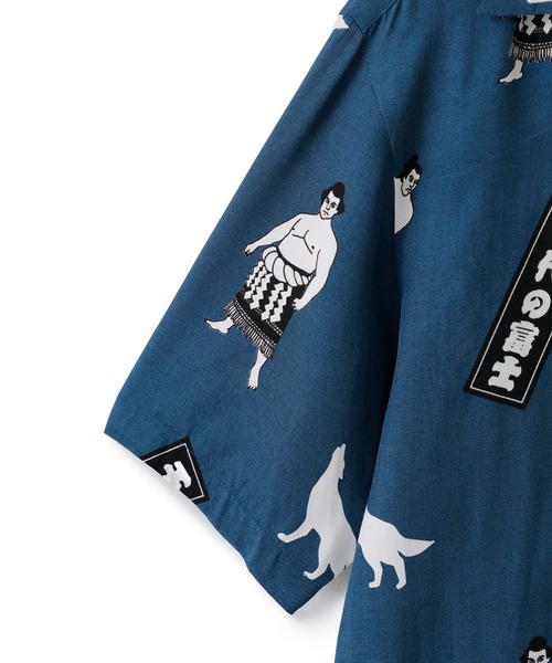 aloha blossom（アロハブロッサム）の「【Aloha Blossom】千代の富士 SHIRT（シャツ/ブラウス・メンズ・ブラック/ネイビー・42/40）」の9枚目の写真