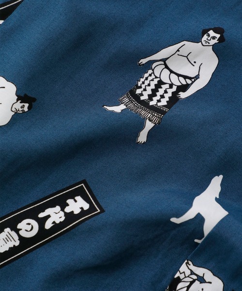 aloha blossom（アロハブロッサム）の「【Aloha Blossom】千代の富士 SHIRT（シャツ/ブラウス・メンズ・ブラック/ネイビー・42/40）」の8枚目の写真