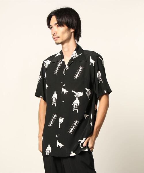 aloha blossom（アロハブロッサム）の「【Aloha Blossom】千代の富士 SHIRT（シャツ/ブラウス・メンズ・ブラック/ネイビー・42/40）」の16枚目の写真