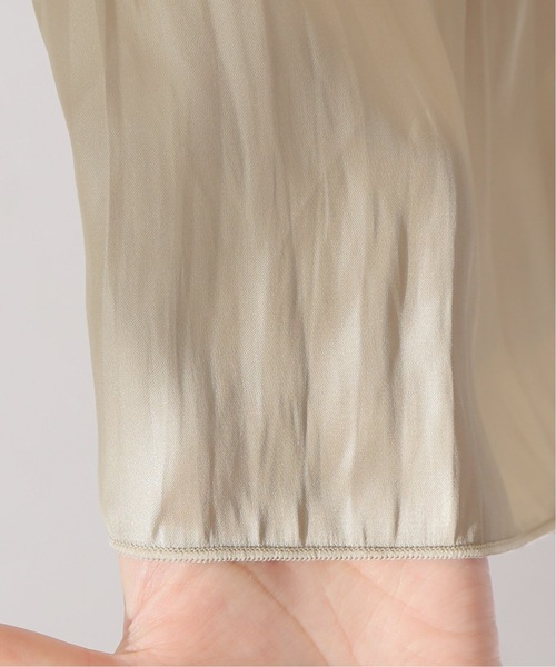 Simplicite（サンプリシテ）の「レザーライクプリーツスカート◆（スカート・レディース・ベージュ/ブラック・FREE）」の19枚目の写真