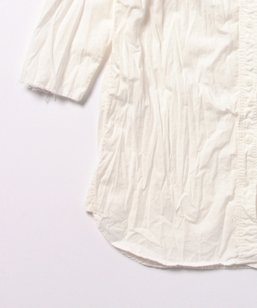 orSlow（オアスロウ）の「Πorslow×BEAMS BOY / ロング ワーク シャツ（シャツ/ブラウス・レディース・ホワイト/ブルー・ONE SIZE）」の17枚目の写真