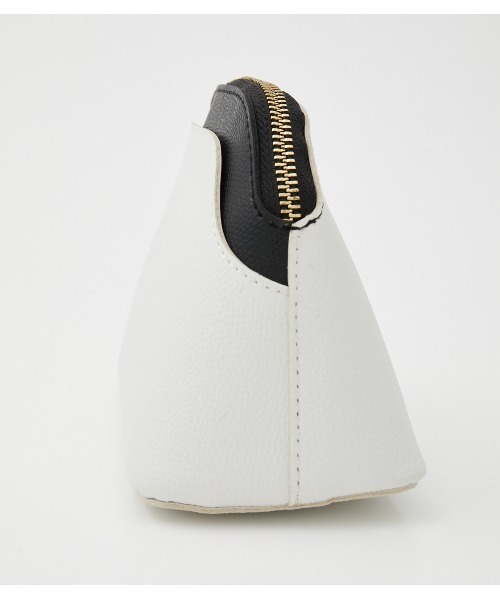 AZUL by moussy（アズールバイマウジー）の「ROUND POUCH/ラウンドポーチ（ポーチ・レディース・ホワイト系その他/ブラック/ベージュ系その他・FREE）」の8枚目の写真