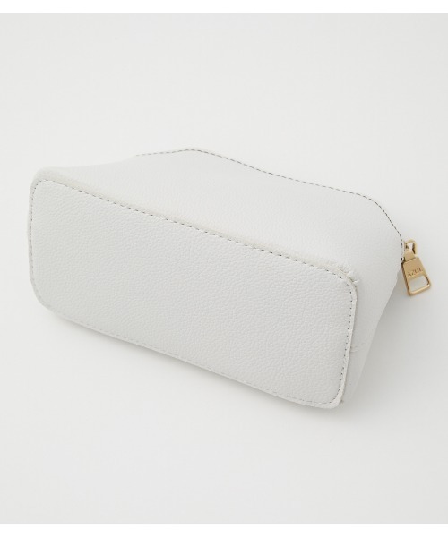 AZUL by moussy（アズールバイマウジー）の「ROUND POUCH/ラウンドポーチ（ポーチ・レディース・ホワイト系その他/ブラック/ベージュ系その他・FREE）」の9枚目の写真