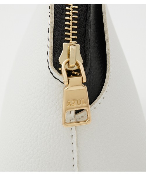 AZUL by moussy（アズールバイマウジー）の「ROUND POUCH/ラウンドポーチ（ポーチ・レディース・ホワイト系その他/ブラック/ベージュ系その他・FREE）」の10枚目の写真