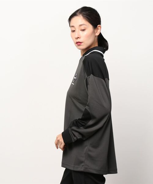 X-girl（エックスガール）の「X-girl × F.C.Real Bristol GAME SHIRTS（シャツ/ブラウス・レディース・ブラック/オレンジ・MEDIUM/SMALL）」の18枚目の写真