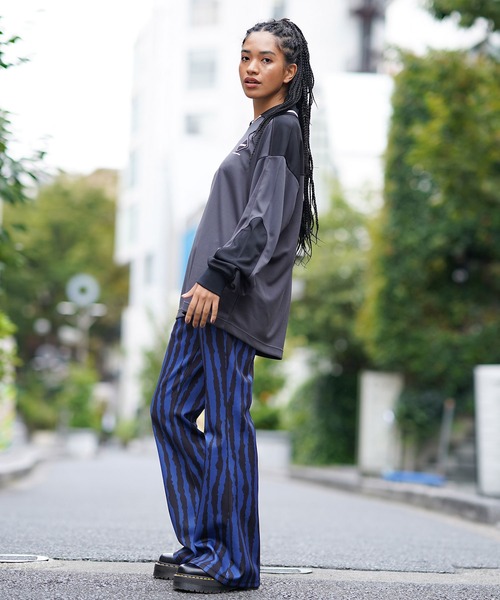 X-girl（エックスガール）の「X-girl × F.C.Real Bristol GAME SHIRTS（シャツ/ブラウス・レディース・ブラック/オレンジ・MEDIUM/SMALL）」の20枚目の写真