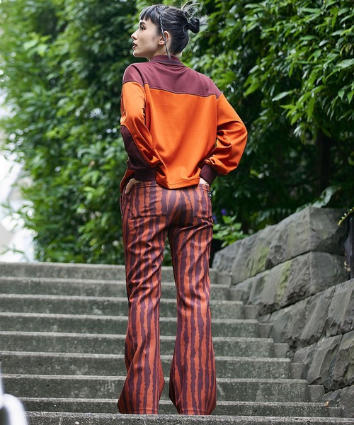 X-girl（エックスガール）の「X-girl × F.C.Real Bristol GAME SHIRTS（シャツ/ブラウス・レディース・ブラック/オレンジ・MEDIUM/SMALL）」の4枚目の写真