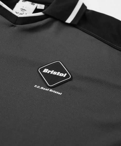 X-girl（エックスガール）の「X-girl × F.C.Real Bristol GAME SHIRTS（シャツ/ブラウス・レディース・ブラック/オレンジ・MEDIUM/SMALL）」の8枚目の写真