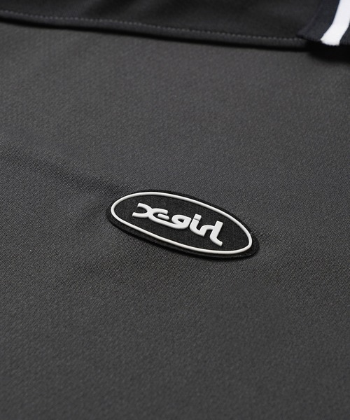 X-girl（エックスガール）の「X-girl × F.C.Real Bristol GAME SHIRTS（シャツ/ブラウス・レディース・ブラック/オレンジ・MEDIUM/SMALL）」の9枚目の写真