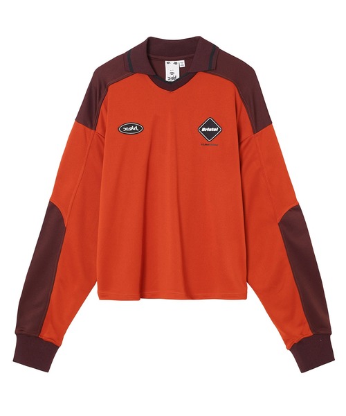 X-girl（エックスガール）の「X-girl × F.C.Real Bristol GAME SHIRTS（シャツ/ブラウス・レディース・ブラック/オレンジ・MEDIUM/SMALL）」の17枚目の写真