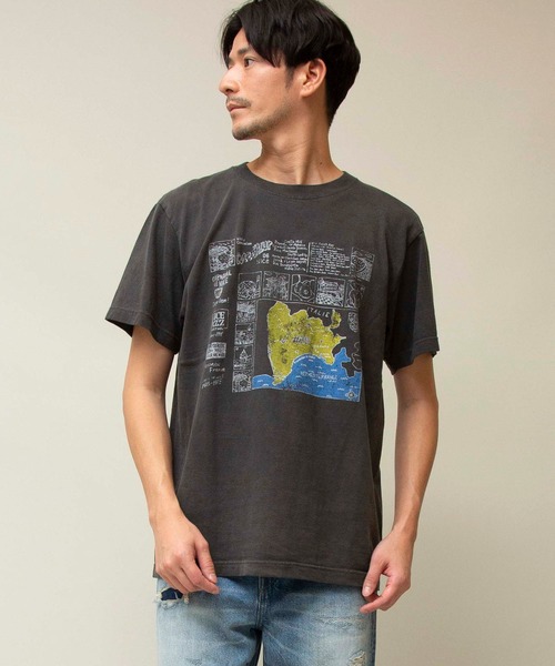 Johnbull（ジョンブル）の「【GOOD ROCK SPEED×JOHNBULL】ショートスリーブTシャツ(CARNAVAL)（Tシャツ/カットソー・メンズ・ホワイト/チャコールグレー/ベージュ・SMALL/MEDIUM/LARGE/X-LARGE）」の8枚目の写真