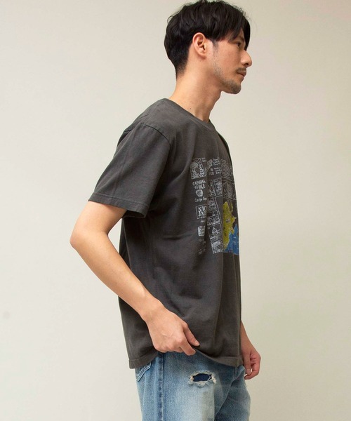 Johnbull（ジョンブル）の「【GOOD ROCK SPEED×JOHNBULL】ショートスリーブTシャツ(CARNAVAL)（Tシャツ/カットソー・メンズ・ホワイト/チャコールグレー/ベージュ・SMALL/MEDIUM/LARGE/X-LARGE）」の9枚目の写真