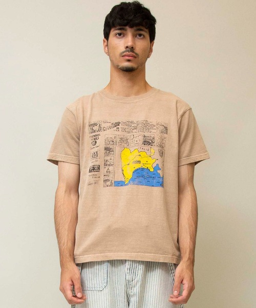 Johnbull（ジョンブル）の「【GOOD ROCK SPEED×JOHNBULL】ショートスリーブTシャツ(CARNAVAL)（Tシャツ/カットソー・メンズ・ホワイト/チャコールグレー/ベージュ・SMALL/MEDIUM/LARGE/X-LARGE）」の12枚目の写真