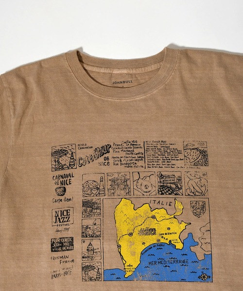 Johnbull（ジョンブル）の「【GOOD ROCK SPEED×JOHNBULL】ショートスリーブTシャツ(CARNAVAL)（Tシャツ/カットソー・メンズ・ホワイト/チャコールグレー/ベージュ・SMALL/MEDIUM/LARGE/X-LARGE）」の19枚目の写真