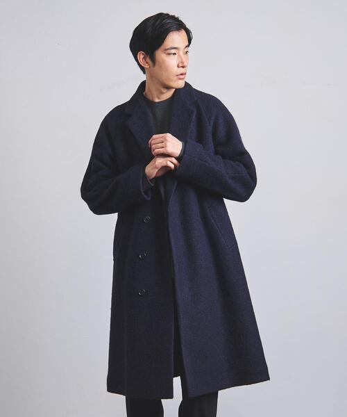 EN ROUTE(アンルート)の「<EN ROUTE(アンルート)> ポリエステル/ウール ジャージー ガウンコート(その他アウター・メンズ・ネイビー・3/2/1)」の1枚目の写真