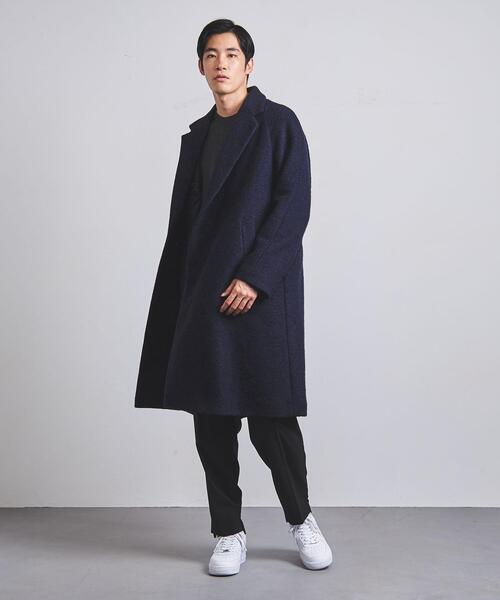EN ROUTE(アンルート)の「<EN ROUTE(アンルート)> ポリエステル/ウール ジャージー ガウンコート(その他アウター・メンズ・ネイビー・3/2/1)」の2枚目の写真