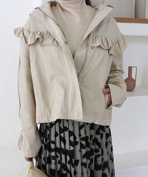 MODE ROBE | フリルデザインジャケット(ブルゾン)