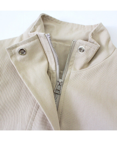 MODE ROBE（モードローブ）の「フリルデザインジャケット（ブルゾン・レディース・ブラック/ベージュ・FREE）」の21枚目の写真