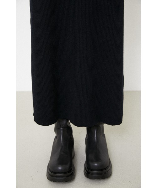 LAGUA GEM（ラグアジェム）の「FIT RIB LONG KNIT OP（ワンピース・レディース・ブラック/ブラウン・SMALL/MEDIUM）」の3枚目の写真