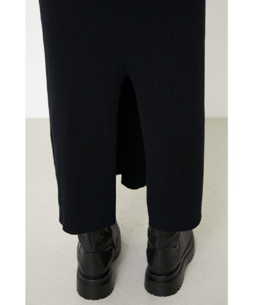 LAGUA GEM（ラグアジェム）の「FIT RIB LONG KNIT OP（ワンピース・レディース・ブラック/ブラウン・SMALL/MEDIUM）」の5枚目の写真