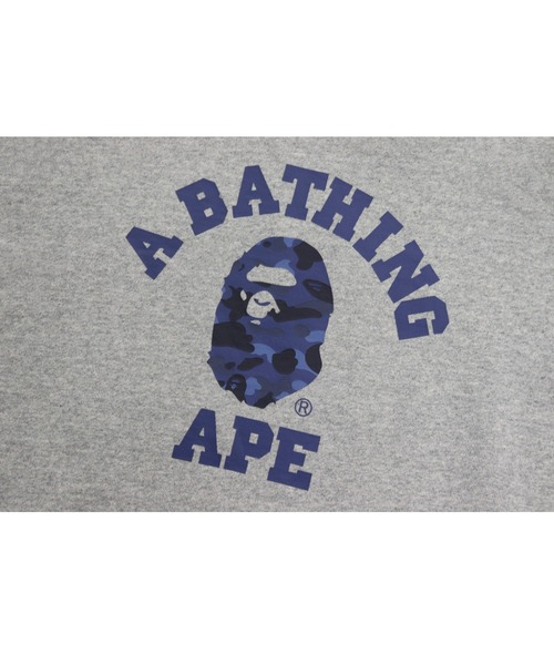 A BATHING APE（アベイシングエイプ）の「WEB限定/COLOR CAMO COLLEGE PULLOVER HOODIE M BAPEC（パーカー・メンズ・ブラック×パープル/グレー系その他3/グレー系その他7/ブラック×ブルー/ブラック×レッド/グレー系その他2・X-LARGE/MEDIUM/XXX-LARGE/SMALL/LARGE/XX-LARGE）」の12枚目の写真