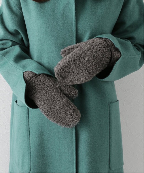 COLD BREAKER(コールドブレーカー)の「【COLD BREAKER/コールドブレイカー】freeze mittens wool pile(手袋・レディース・ホワイト/ライトグレー/その他・FREE)」の3枚目の写真