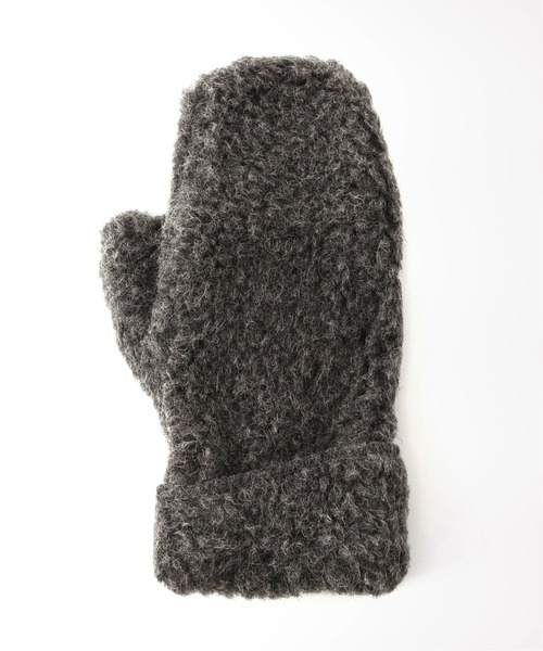 COLD BREAKER(コールドブレーカー)の「【COLD BREAKER/コールドブレイカー】freeze mittens wool pile(手袋・レディース・ホワイト/ライトグレー/その他・FREE)」の5枚目の写真