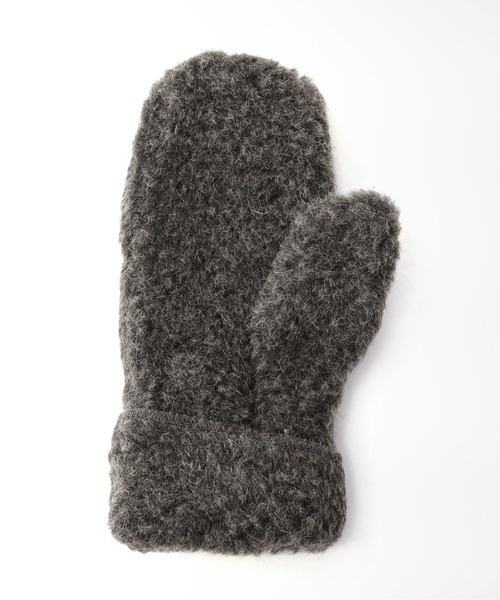 COLD BREAKER(コールドブレーカー)の「【COLD BREAKER/コールドブレイカー】freeze mittens wool pile(手袋・レディース・ホワイト/ライトグレー/その他・FREE)」の6枚目の写真