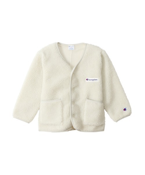 Champion(チャンピオン)の「【Champion/チャンピオン】キッズ キャンパス カーディガン(カーディガン/ボレロ・キッズ・ベージュ/アイボリー/ブラウン/オフホワイト・100/110/130/120/140)」の1枚目の写真