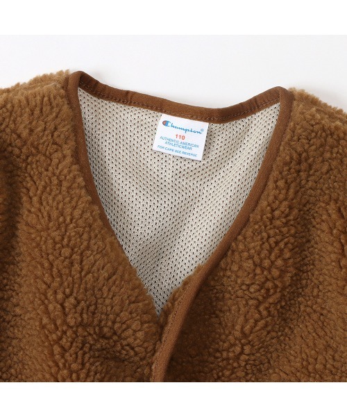 Champion(チャンピオン)の「【Champion/チャンピオン】キッズ キャンパス カーディガン(カーディガン/ボレロ・キッズ・ベージュ/アイボリー/ブラウン/オフホワイト・100/110/130/120/140)」の14枚目の写真
